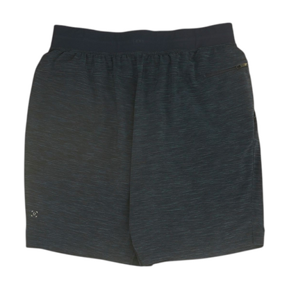 Navy Print Active Shorts