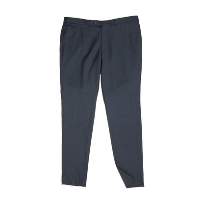 Navy Solid Chino Pants