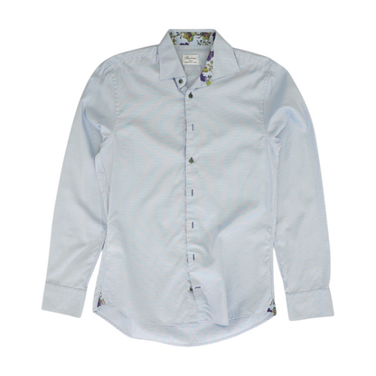 Blue Check Long Sleeve Button Down
