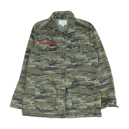 Green Camo Button Down