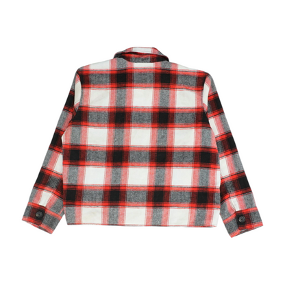 Red Plaid Flannel Button Down