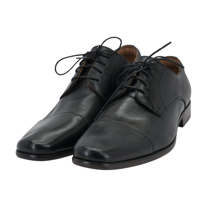 Black Lace-Up Dress Shoes