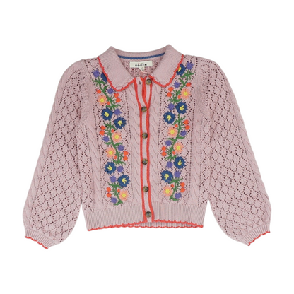 Pink Cardigan Sweater