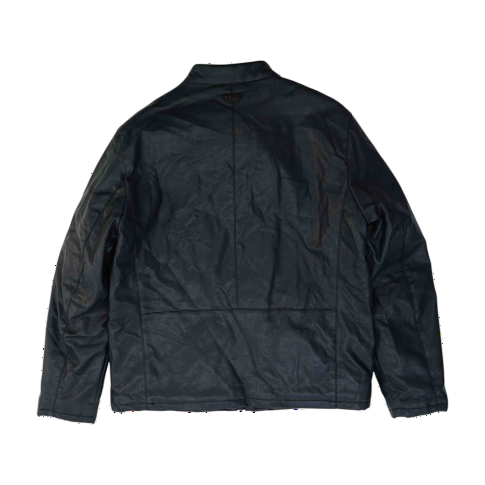 DKNY Black Solid Jacket – Image 2