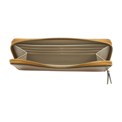 Tan Continental Wallet