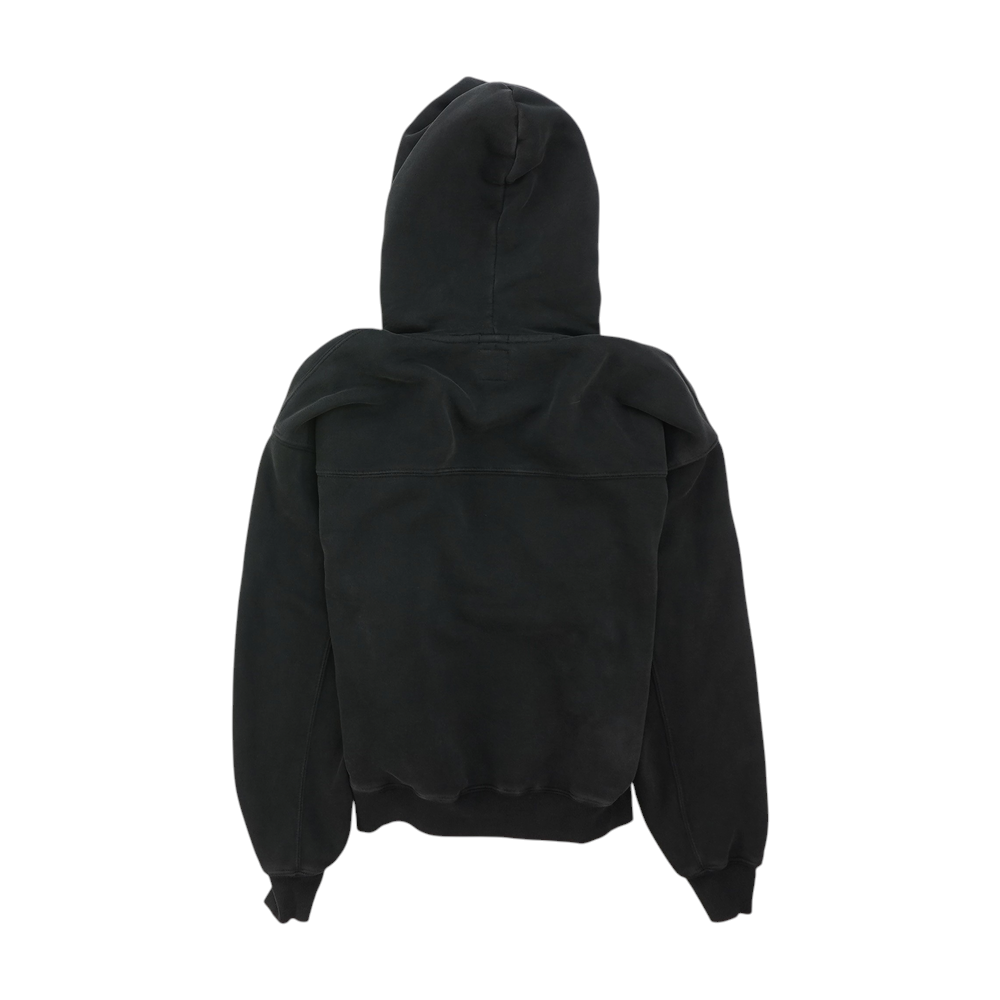 Black Solid Hoodie Pullover