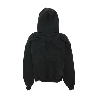 Black Solid Hoodie Pullover
