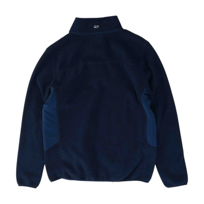 Navy Solid Fleece Pullover