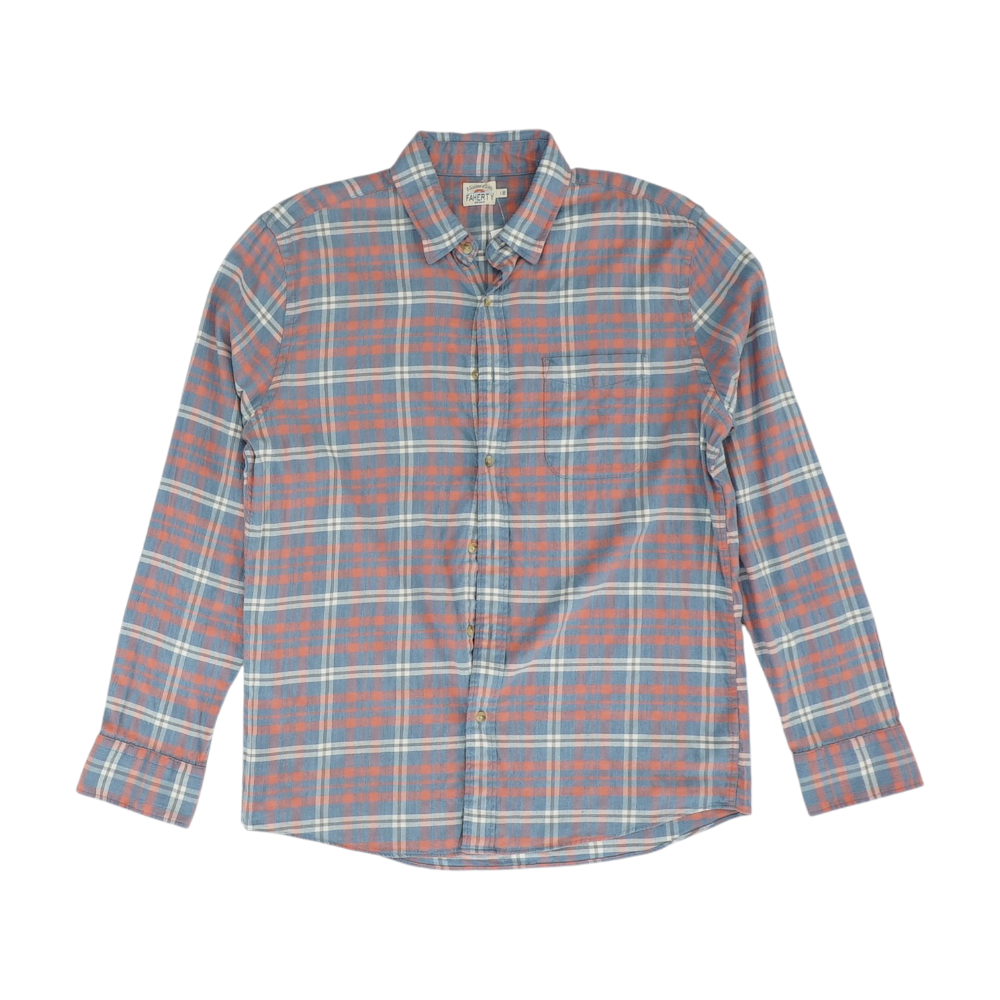 Multi Plaid Flannel Button Down