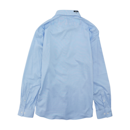 Blue Print Long Sleeve Button Down