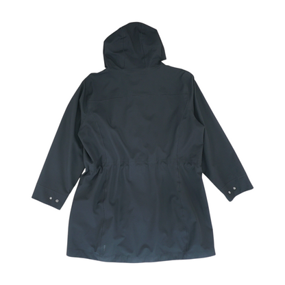 Black Solid Rain Jacket