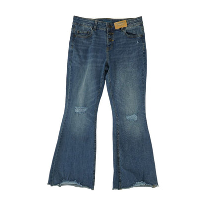 Blue Plus Solid Mid Rise Jeans
