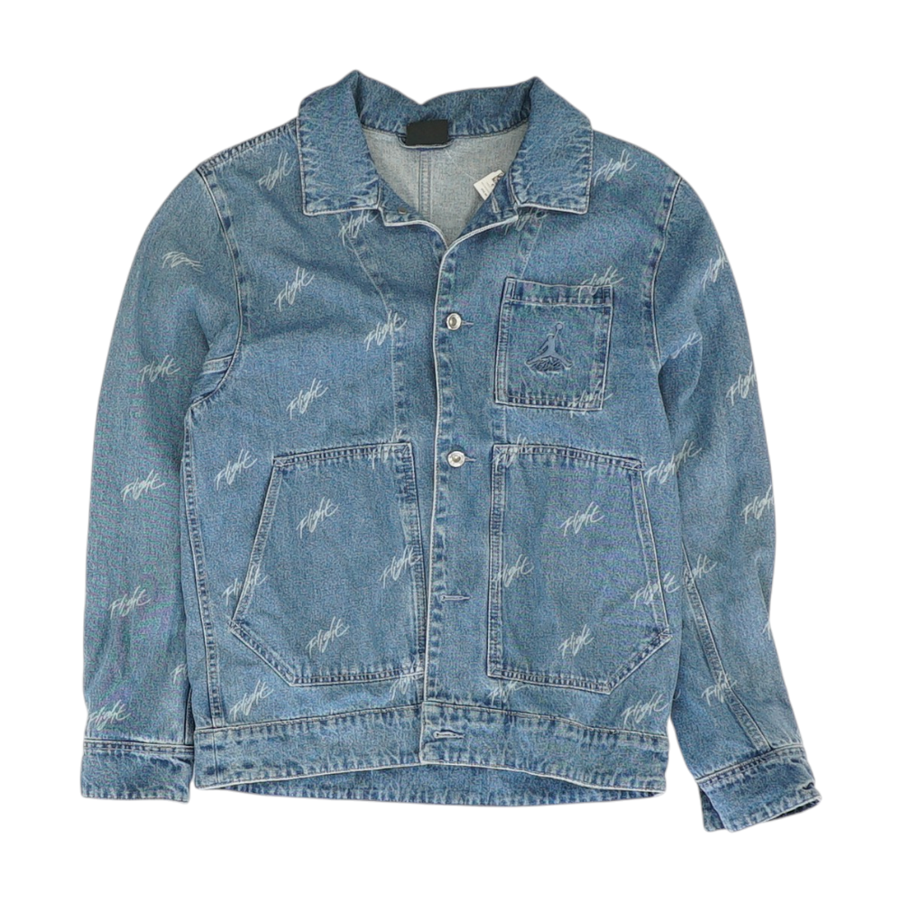 Blue Print Denim Jacket