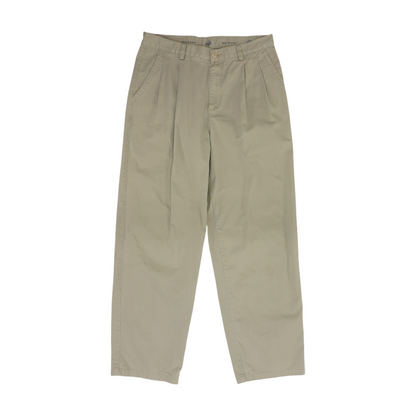 Beige Regular Pants