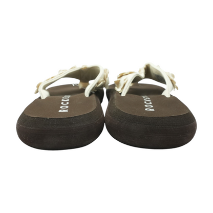 Ivory Flip-Flop Sandals