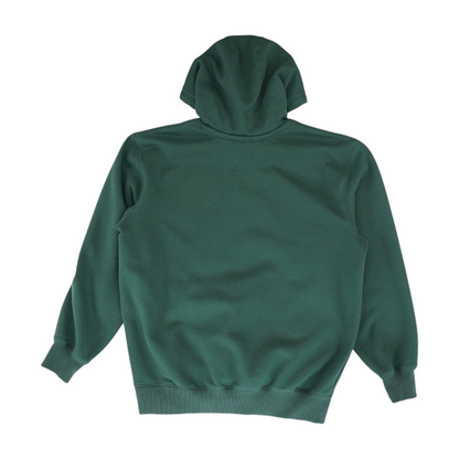 Green Solid Hoodie Pullover