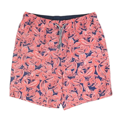 Red Graphic Swim Bottom