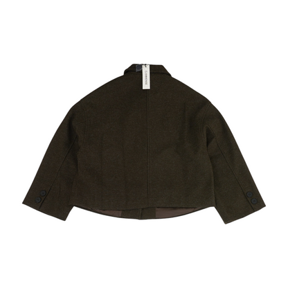 Brown Solid Jacket