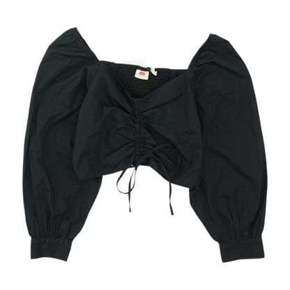 Black Cropped Blouse