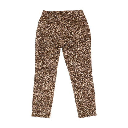 Brown Animal Print Pants