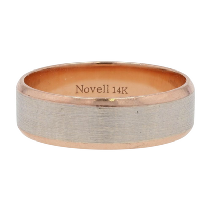 14K White Gold Band