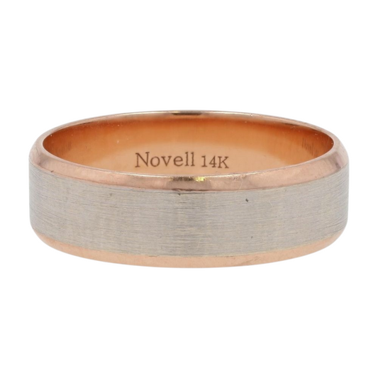14K White Gold Band