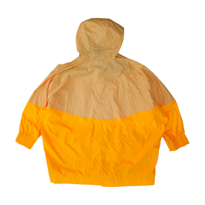 Orange Solid Rain Jacket