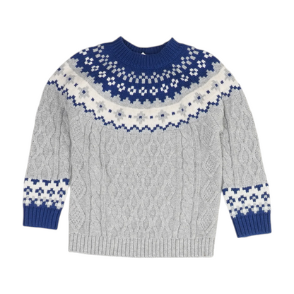 Multi Color Block Pullover Sweater