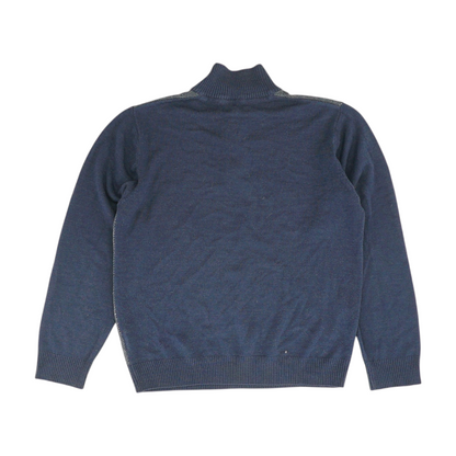 Blue Print 1/4 Zip Sweater