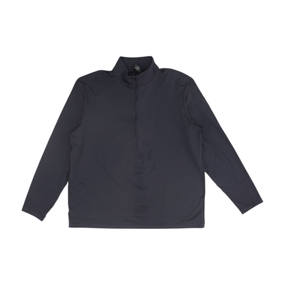 Charcoal Solid 1/4 Zip Pullover