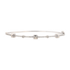1/5 ctw 14K White Gold Diamond Bangle Bracelet – Image 1