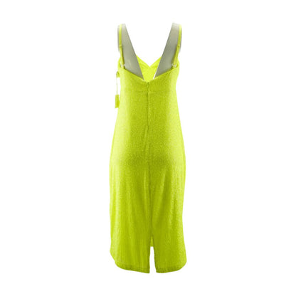 Neon Yellow Midi Dress