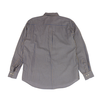 Blue Check Long Sleeve Button Down