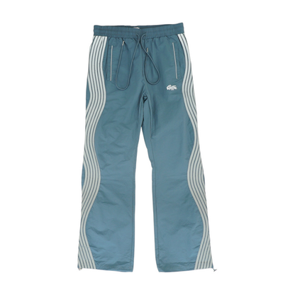 Blue Color Block Regular Pants