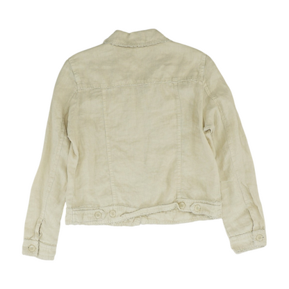 Beige Solid Jacket
