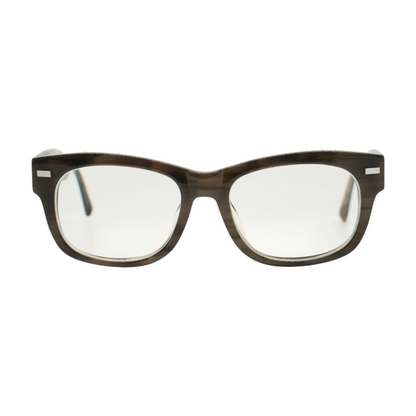 Brown Crosby Oval Prescription Eyewear