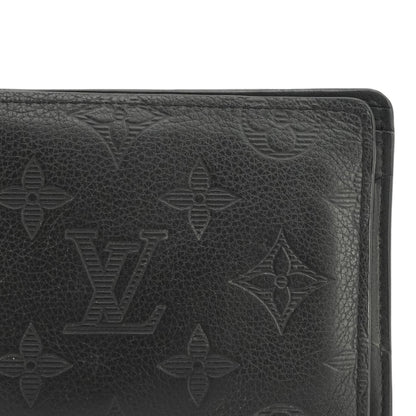Black Multiple Wallet in Monogram Shadow Leather