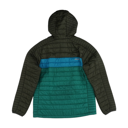 Green Color Block Jacket