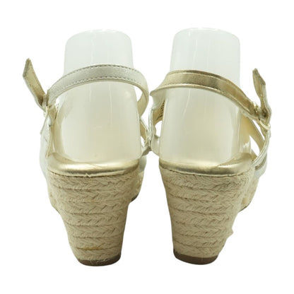 Wedge Silver Sandals