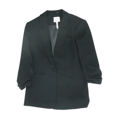 Black Solid Blazer