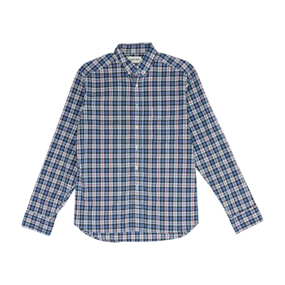 Multi Plaid Long Sleeve Button Down