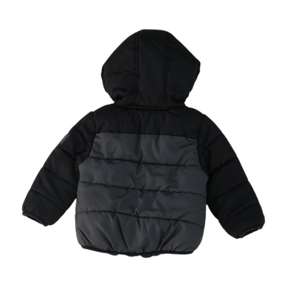Gray Color Block Jacket