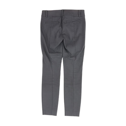 Gray Solid Dress Pants