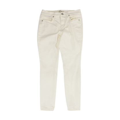 White High Rise Jeans