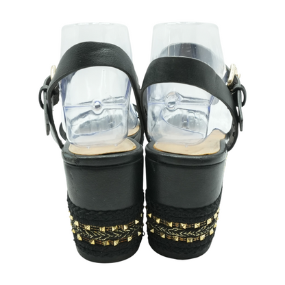 Black Flat Sandals