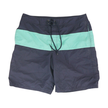 Navy Color Block Swim Bottom