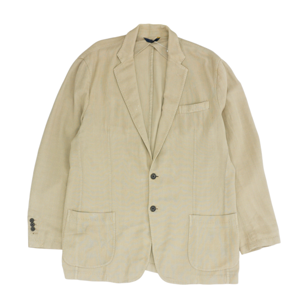 Brooks Brothers Tan Long Solid Sport Coat – Image 1