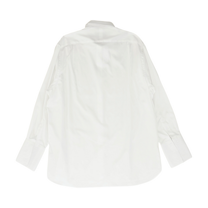 White Striped Long Sleeve Button Down