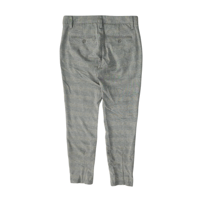 Gray Check Tapered Pants