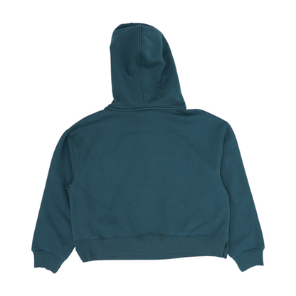 Green Solid Hoodie Pullover